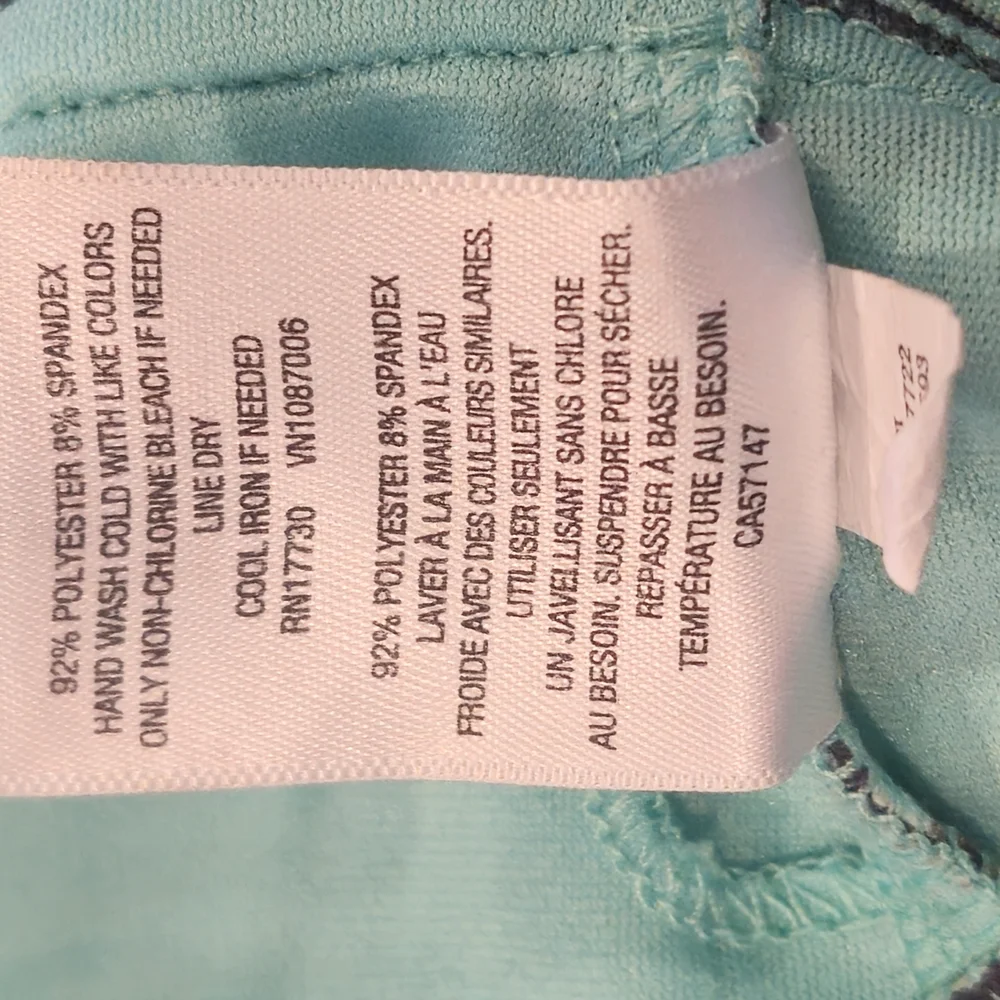 Mosdimo Supply  Co Striped Halter Top Size XL  Green & Black - Picture 4 of 4